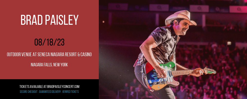 Brad Paisley at Brad Paisley Concert Tickets