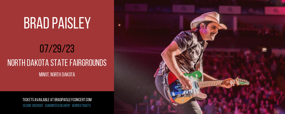 Brad Paisley [CANCELLED] at Brad Paisley Concert Tickets