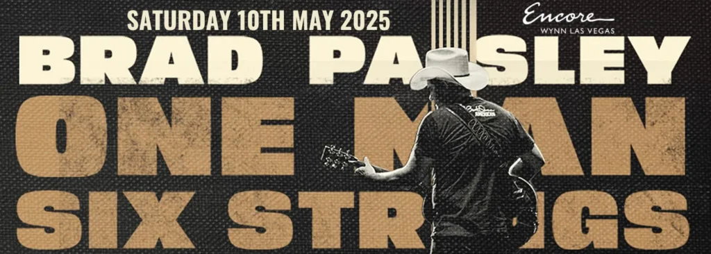 Brad Paisley at Encore Theatre At Wynn Las Vegas at Encore Theatre At Wynn Las Vegas